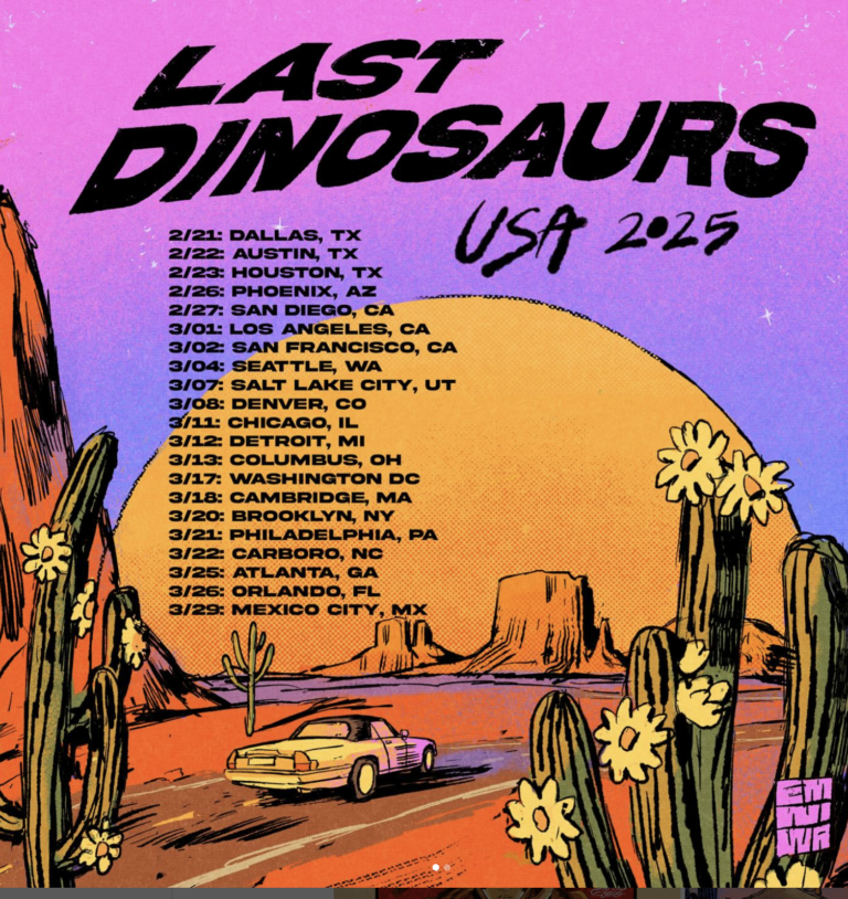 Last Dinosaurs announce 2025 US tour